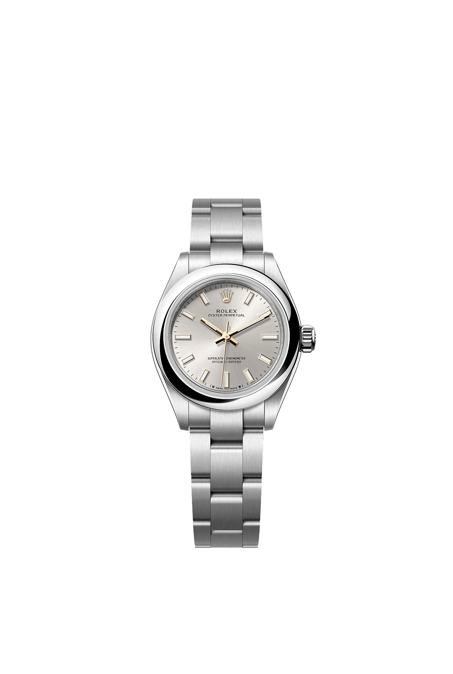 Oyster Perpetual 28 Oystersteel Silver Dial Oyster Bracelet 28mm Self-Winding Watch