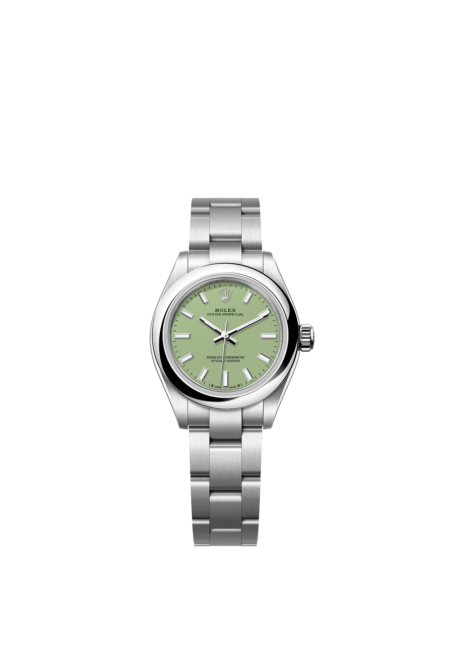 Oyster Perpetual 28 Oystersteel Pistachio Dial Oyster Bracelet 28mm Self-Winding Watch