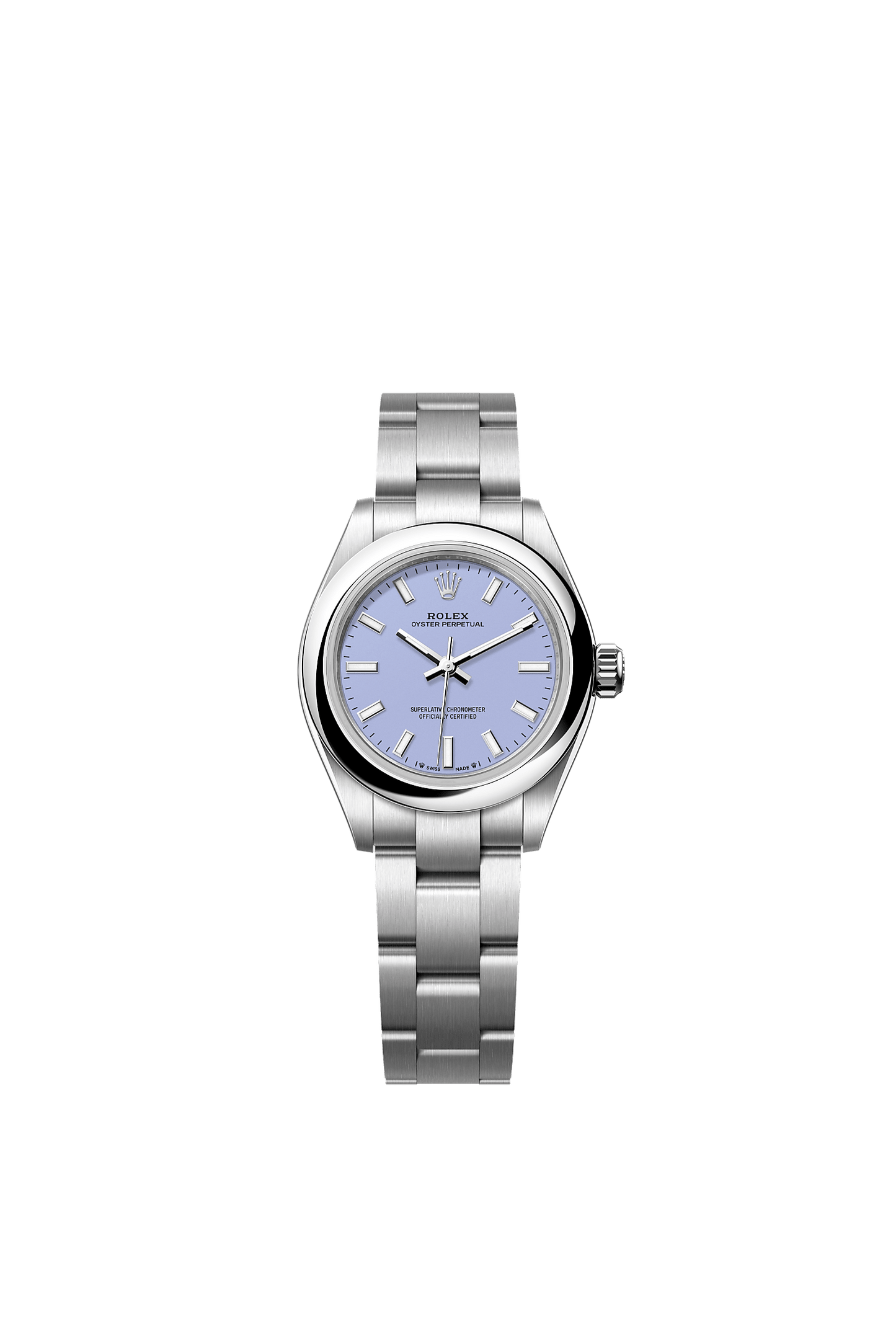 Oyster Perpetual 28 Oyster Perpetual Chronometer Watch 28mm Oystersteel Lavender Dial Oyster Bracelet