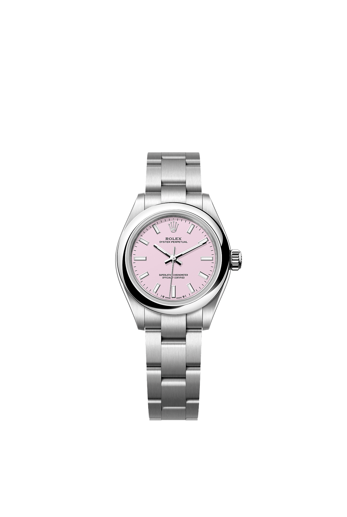 Oyster Perpetual 28 Oystersteel Candy Pink Dial Oyster Bracelet 28mm Self-Winding Watch