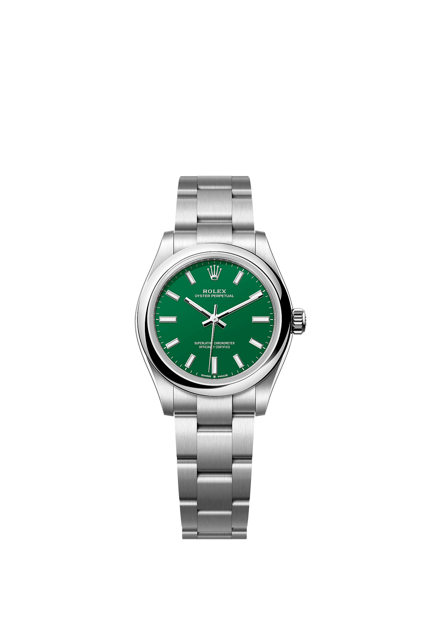 Oyster Perpetual 31 Oystersteel Green Dial Oyster Bracelet 31mm Self-Winding Watch