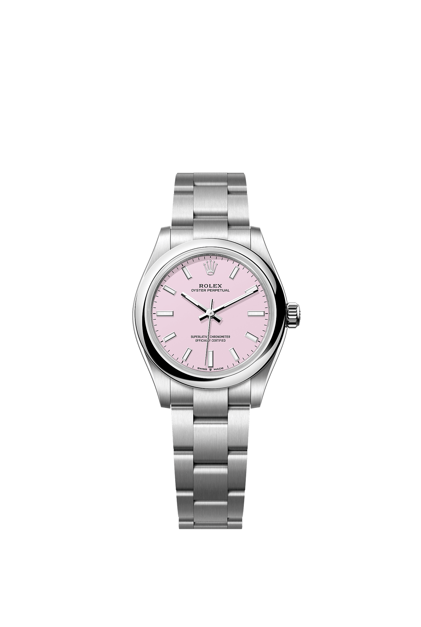 Oyster Perpetual 31 Oystersteel Candy Pink Dial Oyster Bracelet 31mm Self-Winding Watch