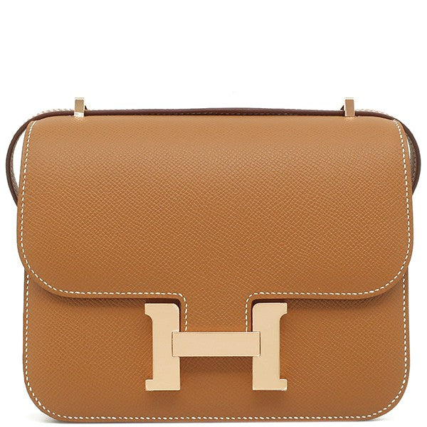 Hermès Constance 18 Brown color Epsom / Gold Hardware 01