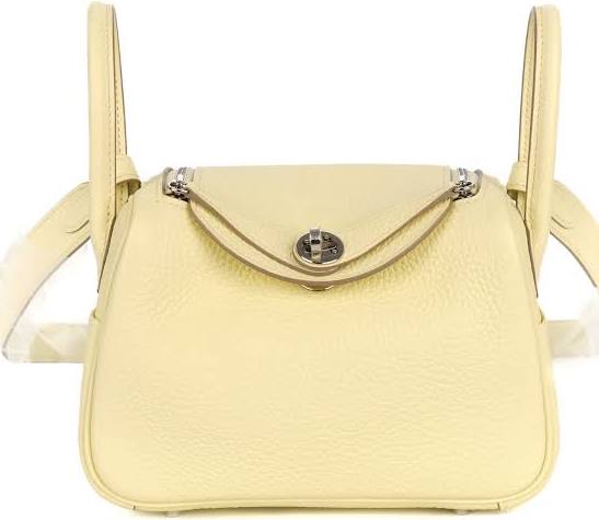 Hermès Mini Lindy Yellow Chick color / Gold Hardware 01