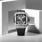 Square Bang Unico Titanium 42 mm Black Rubber Strap Watch