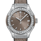 Classic Fusion Titanium Taupe Diamonds 33 mm