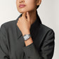 Panthère de Cartier Large 42mm x 31mm Steel Blue Crown Silver Dial Steel Bracelet Quartz Watch