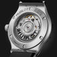 Classic Fusion Titanium Black Dial Rubber Strap Watch