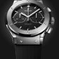 Classic Fusion Chronograph Titanium on Rubber Watch