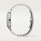 Santos de Cartier Large 39.8mm Steel Blue Crown Black Dial Steel Bracelet Self-Winding Watch