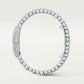 Baignoire Small 31.4mm x 23.1mm White Gold Diamond Case Diamond Crown Silvered Dial Quartz Watch