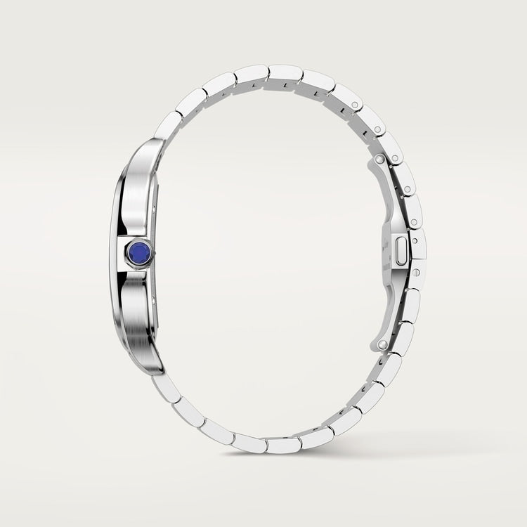 Santos de Cartier Large 39.8mm Steel Blue Crown Skeleton Dial Steel Bracelet Manual-Winding Watch