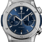 Classic Fusion Chronograph Titanium Blue Watch