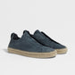 Dark Teal Blue - Dark Blue ZEGNA  Suede Triple Stitch™ Espadrilles