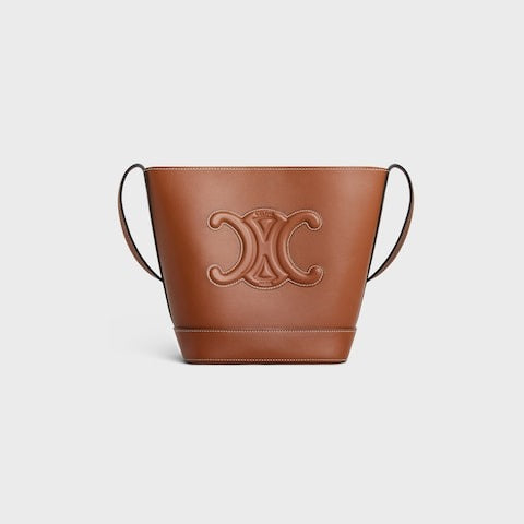 Small Bucket Cuir Triomphe In Smooth Calfskin