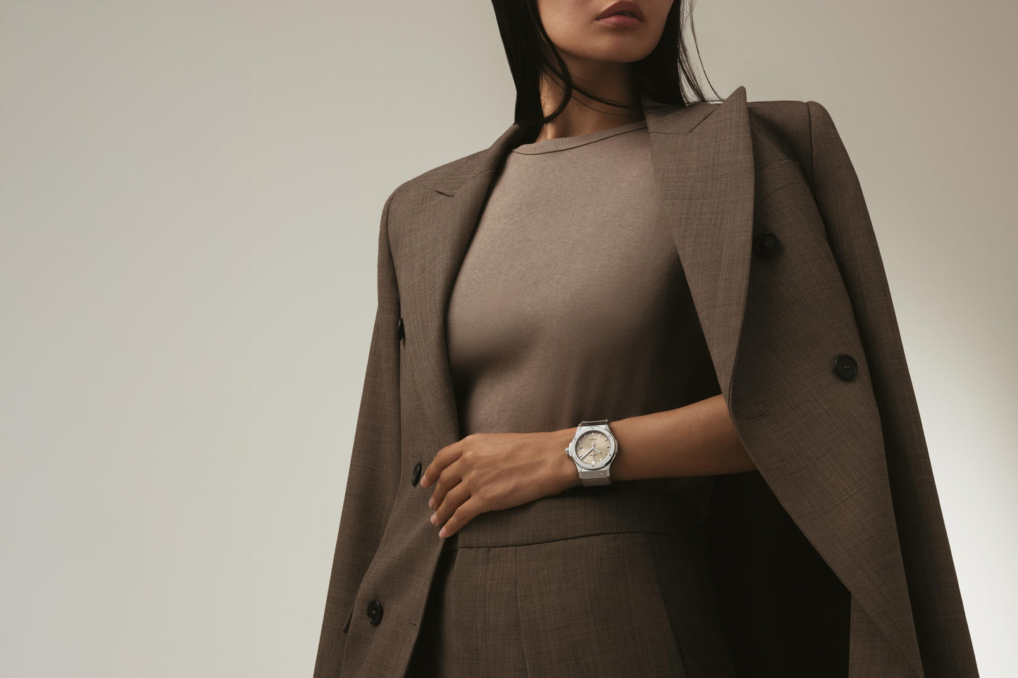 Classic Fusion Essential Taupe Titanium Watch