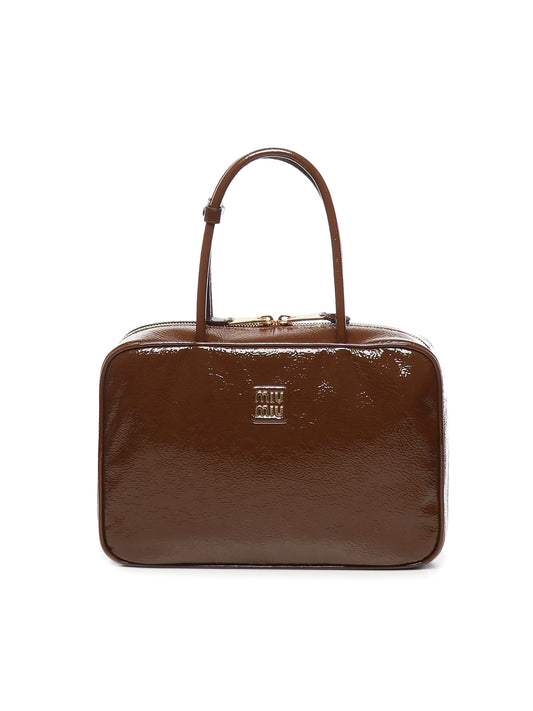Miu Miu Beau Bag in Patent Leather Naplak