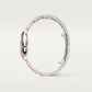 Ballon Bleu 33mm Steel Rose Gold Automatic Silver Guilloché Dial Two-Tone Bracelet Watch