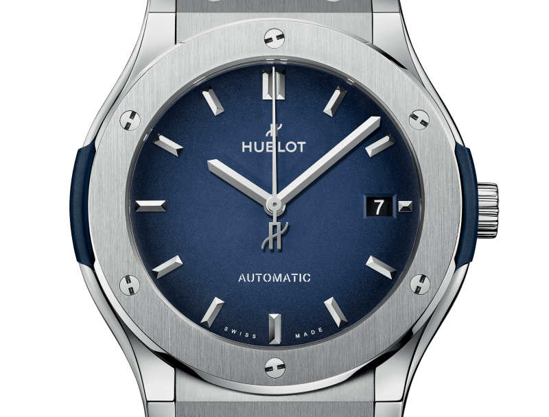 Classic Fusion Titanium Deep Blue Watch