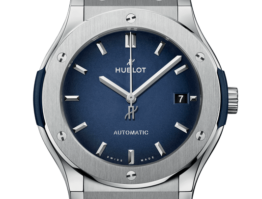Classic Fusion Titanium Deep Blue Watch