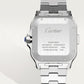 Santos de Cartier Chronograph Extra-Large 51.3mm x 43.3mm Steel Yellow Gold Bezel Silver Dial Steel Bracelet Self-Winding Watch