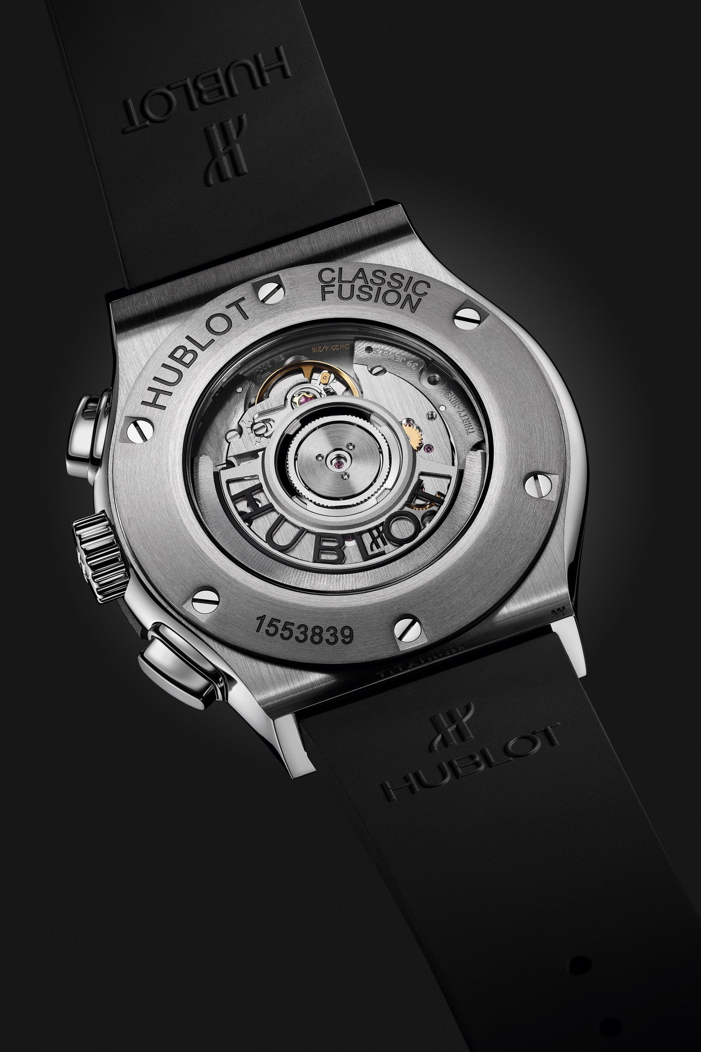 Classic Fusion Chronograph Titanium on Rubber Watch