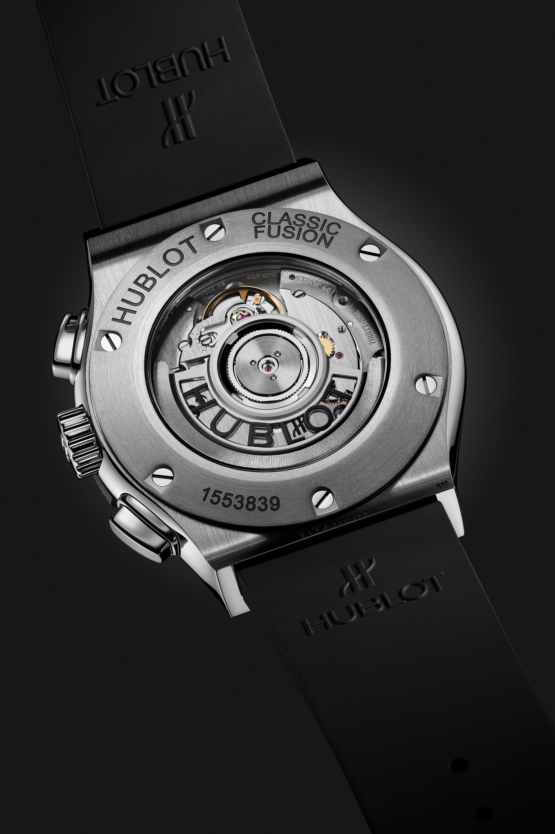Classic Fusion Chronograph Titanium on Rubber Watch