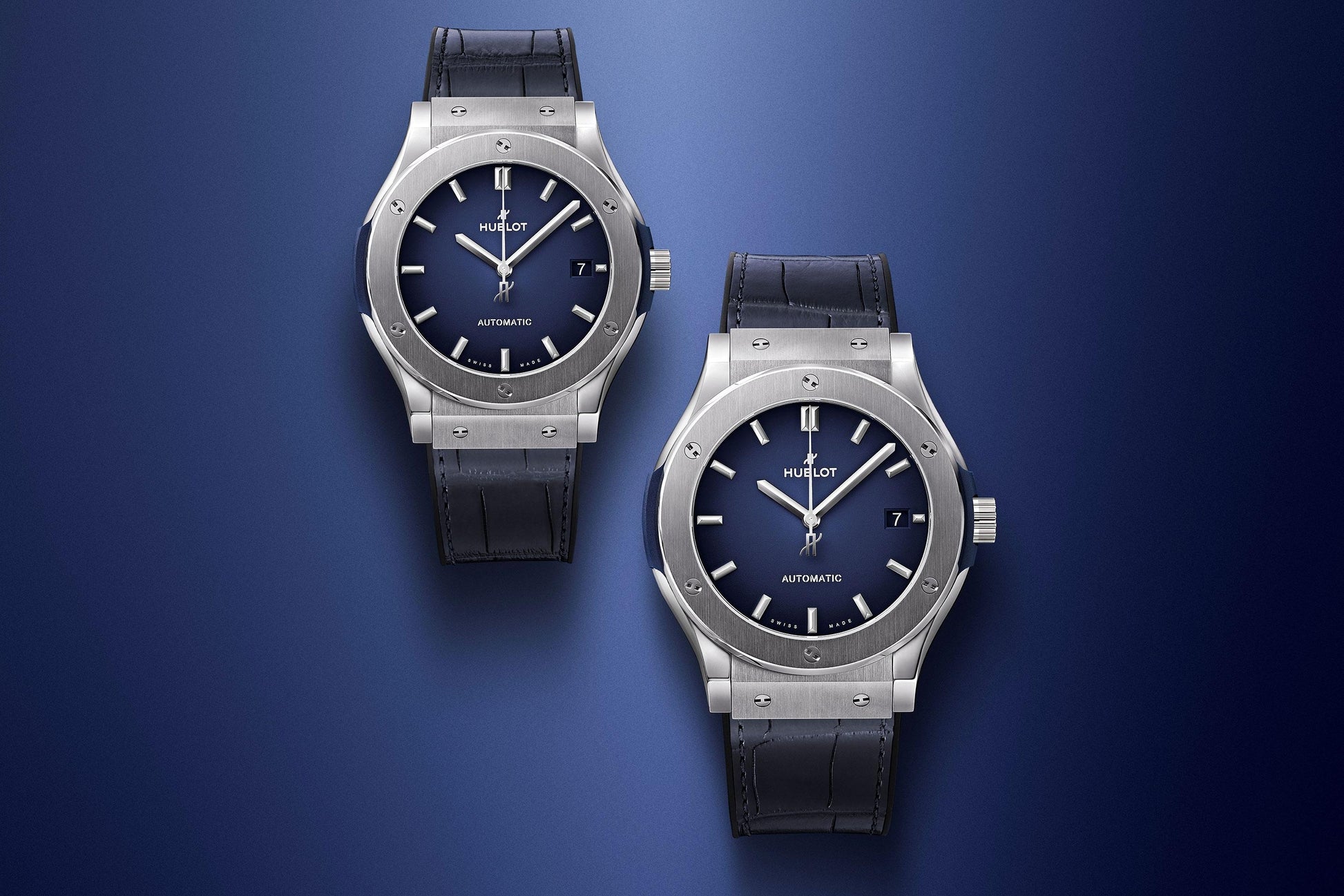 Classic Fusion Titanium Deep Blue 42 mm