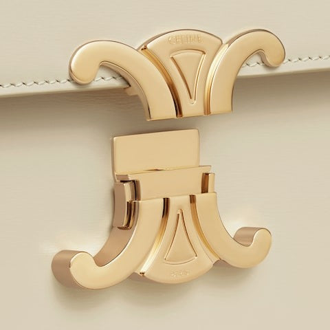 Classique Triophme Bage In Shiny Calfskin