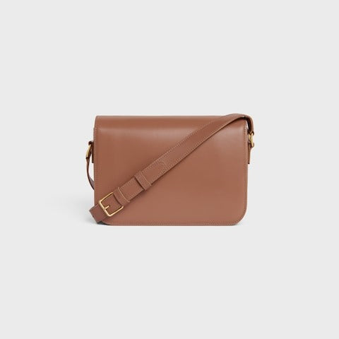 Classique Triophme Bage In Shiny Calfskin