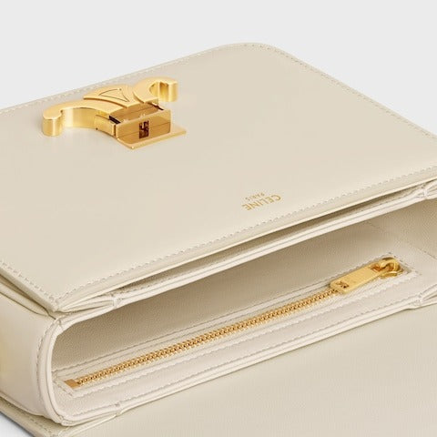 Teen Triomphe Bag In Shiny Calfskin