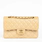 CHANEL BEIGE CAVIAR SMALL CLASSIC BAG 01