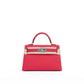 Hermes Mini Kelly Rose Extreme Epsom GHW 01