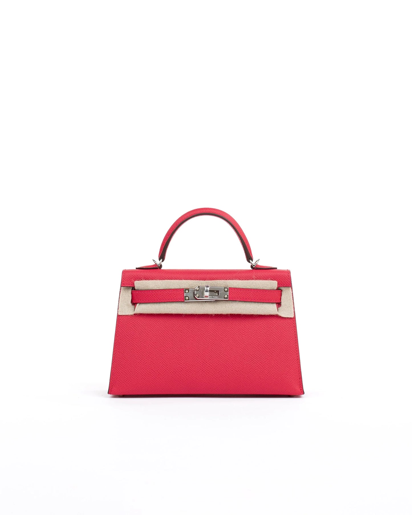 Hermes Mini Kelly Rose Extreme Epsom GHW 01