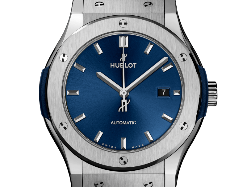 Classic Fusion Titanium Blue Watch