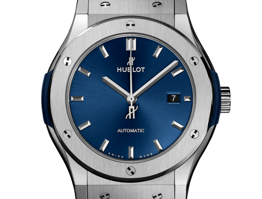 Classic Fusion Titanium Blue Watch