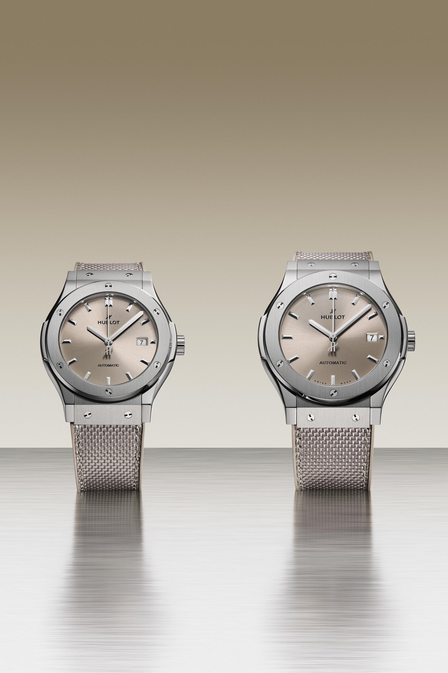 Classic Fusion Essential Taupe Titanium Watch