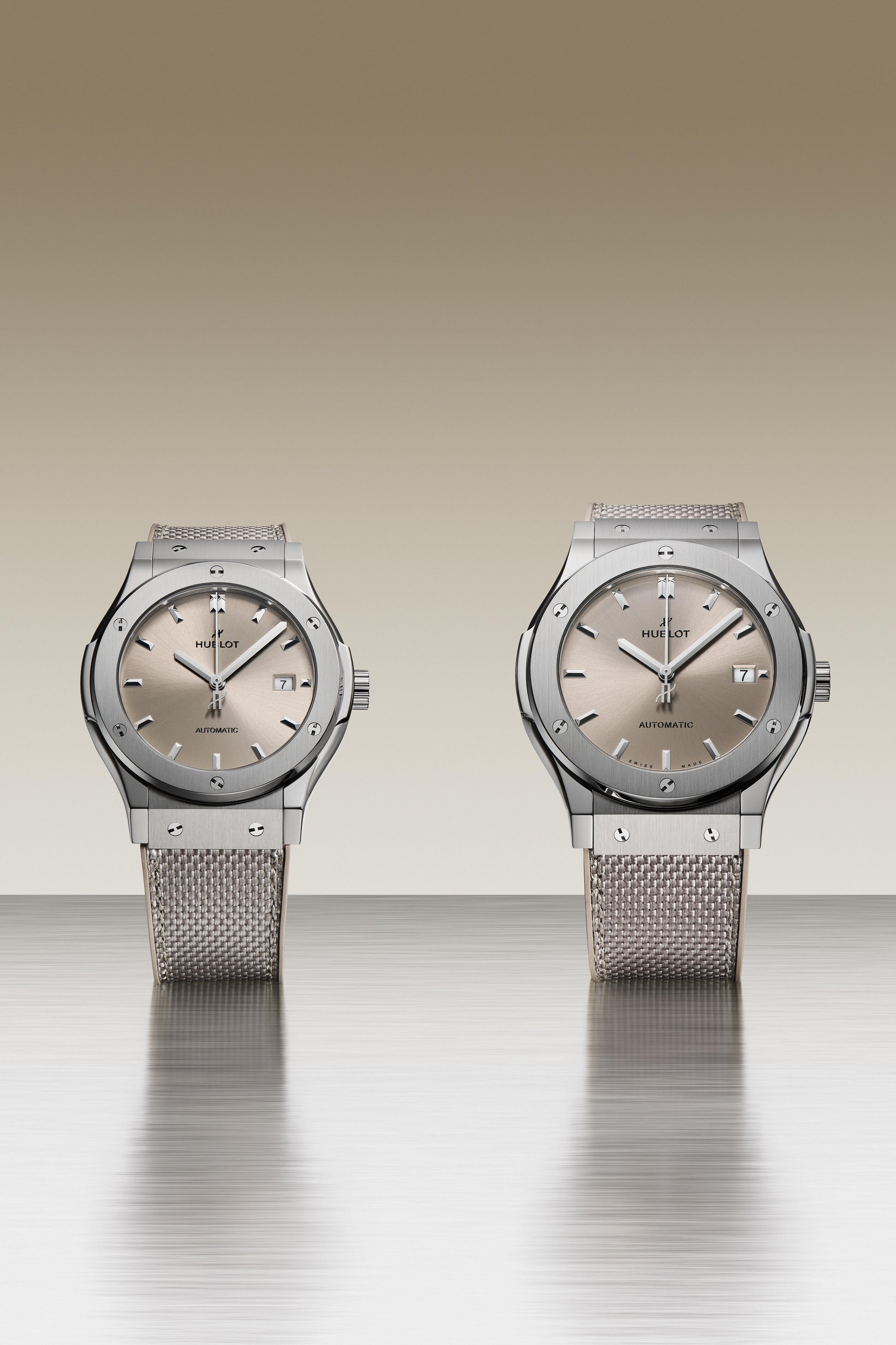 Classic Fusion Essential Taupe Titanium Watch
