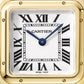 Panthère Mini 22mm x 30.3mm Yellow Gold Blue Sapphire Crown Silvered Dial Yellow Gold Bracelet Quartz Watch