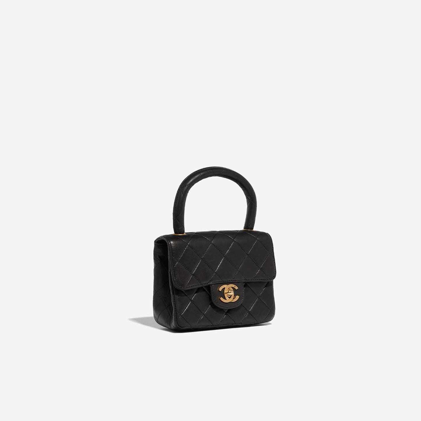 Timeless Handle Small Lamb Black
