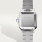 Santos de Cartier Large 39.8mm Steel Yellow Gold Bezel Silvered Opaline Dial Steel Bracelet Self-Winding Watch