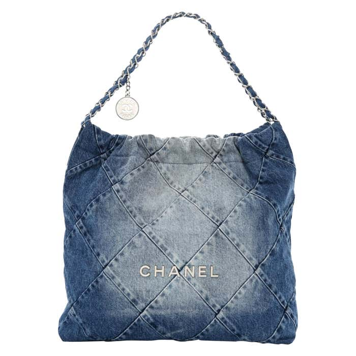 Blue Denim Quilted 22 Small
