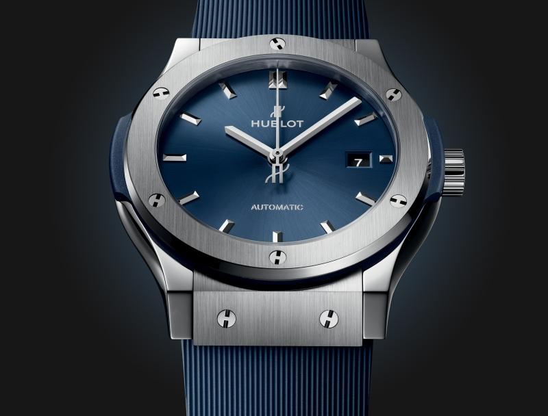 Classic Fusion Titanium Blue Watch