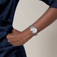 Ballon Bleu 33mm Steel Automatic Diamond Bezel Silver Guilloché Dial Steel Bracelet Watch