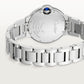 Ballon Bleu 33mm Steel Automatic Silvered Sunray-Brushed Dial Steel Bracelet Watch