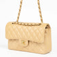 CHANEL BEIGE CAVIAR SMALL CLASSIC BAG 01