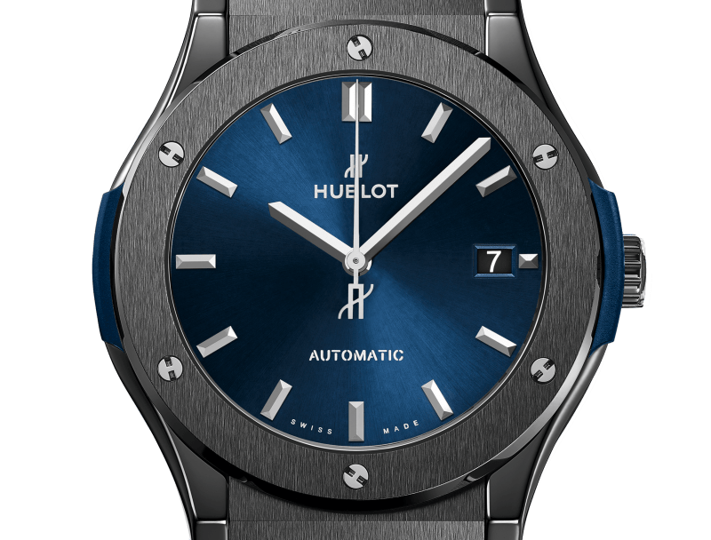 Classic Fusion Ceramic Blue 45 mm