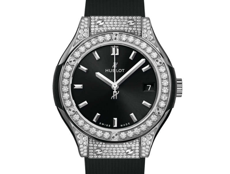 Classic Fusion Titanium Pavé Watch