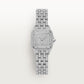 Panthère de Cartier Small 30mm x 22mm White Gold Diamond Bezel Diamond Dial White Gold Bracelet Quartz Watch