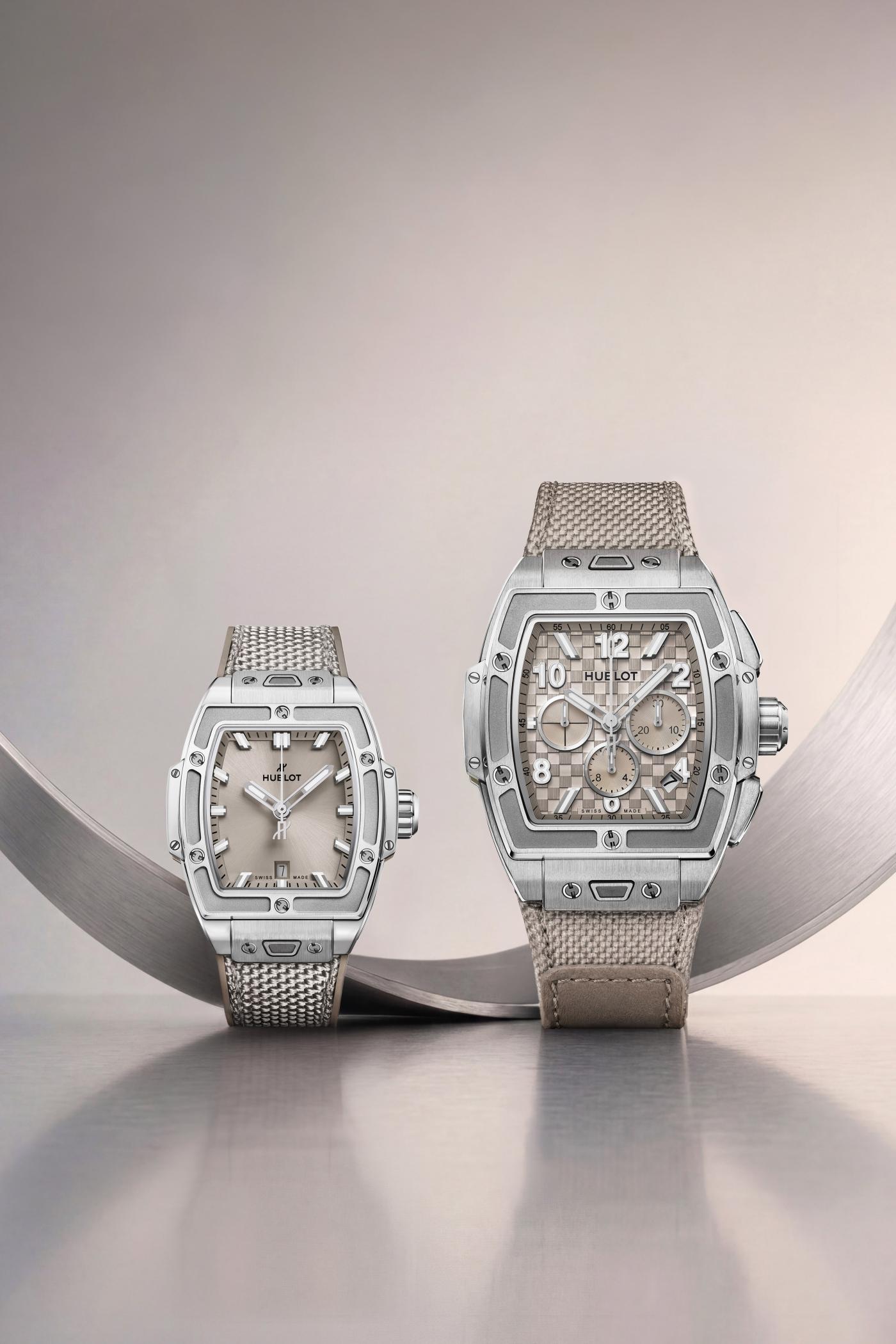 Spirit of Big Bang Essential Taupe 42 mm Titanium Skeleton Chronograph Watch